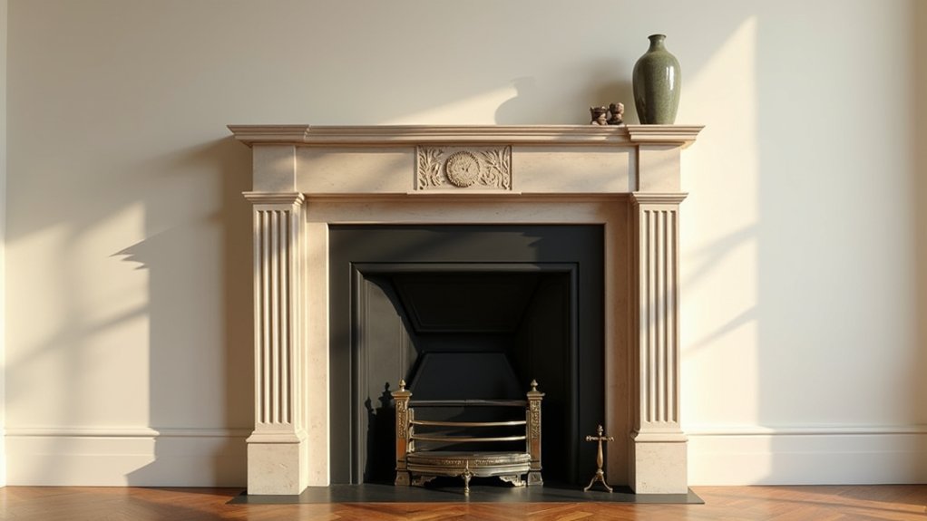 elegant traditional fireplace design
