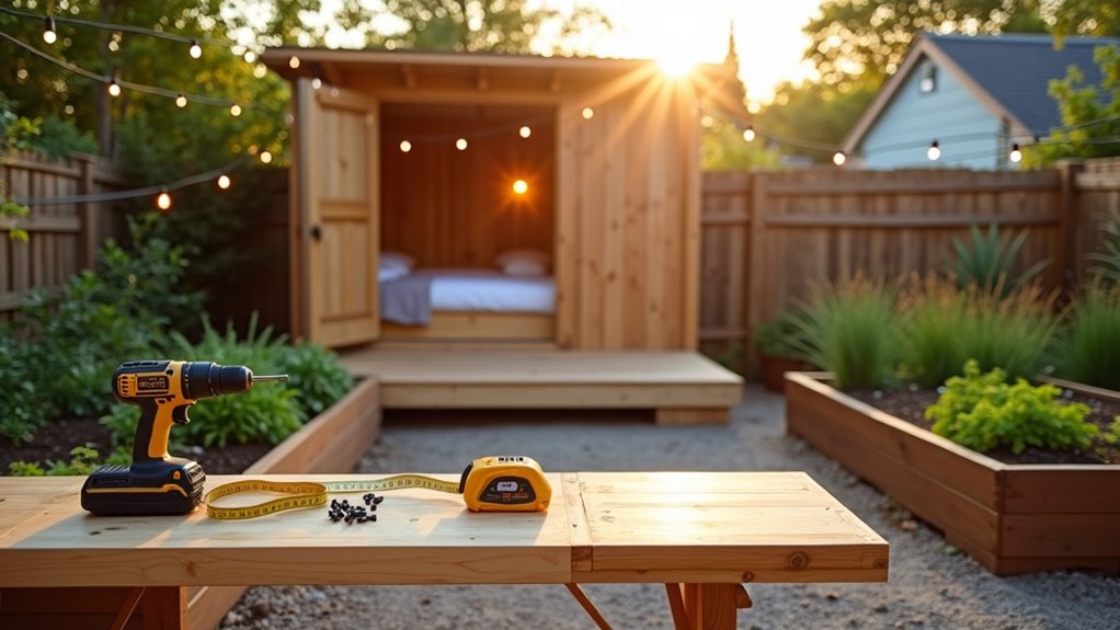 garden shed construction plan