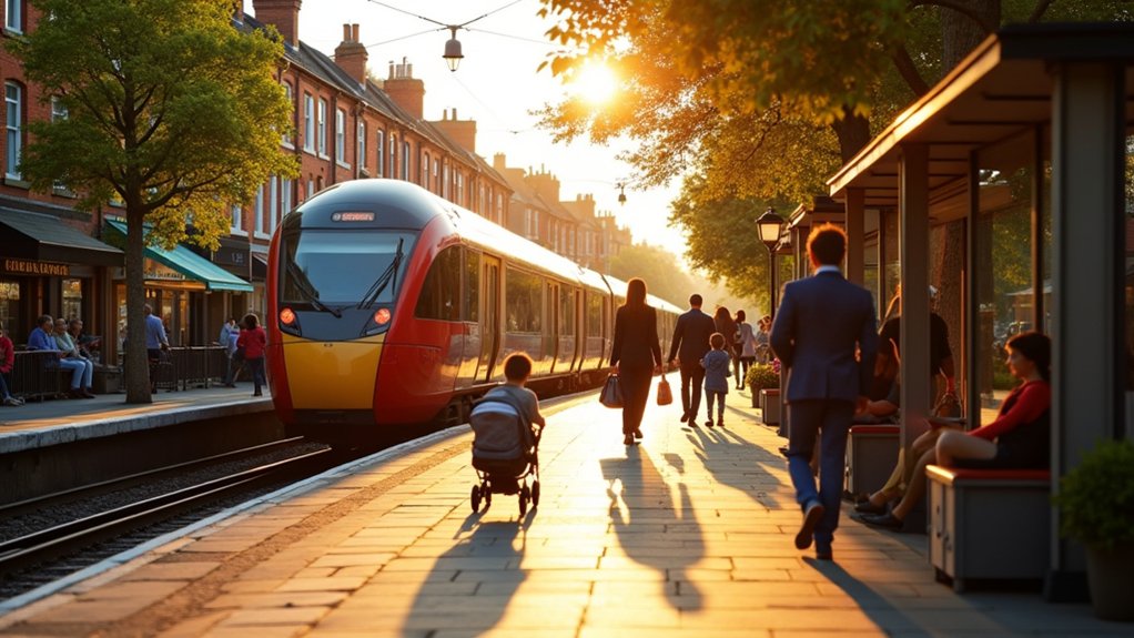 growing family friendly commuter area
