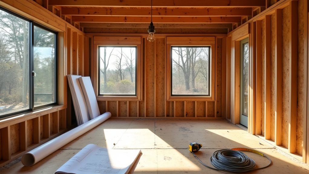 outbuilding construction process
