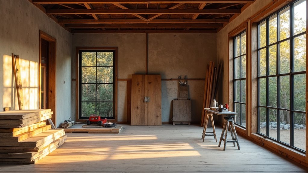 outbuilding conversion step by step
