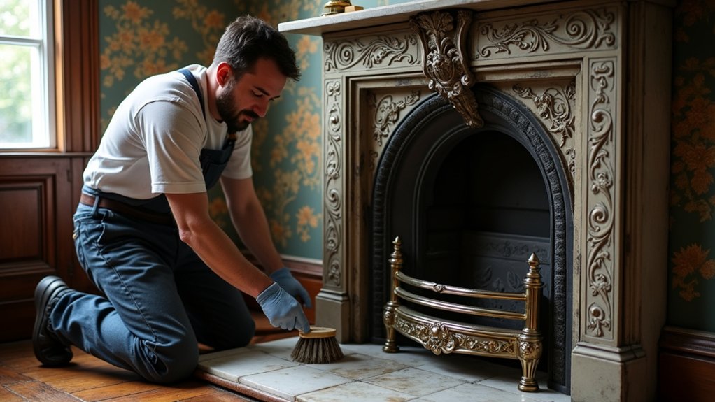 preserve and restore victorian fireplaces