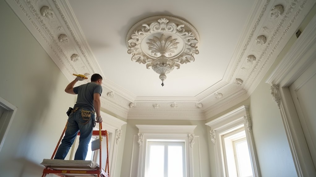 restoring decorative plasterwork