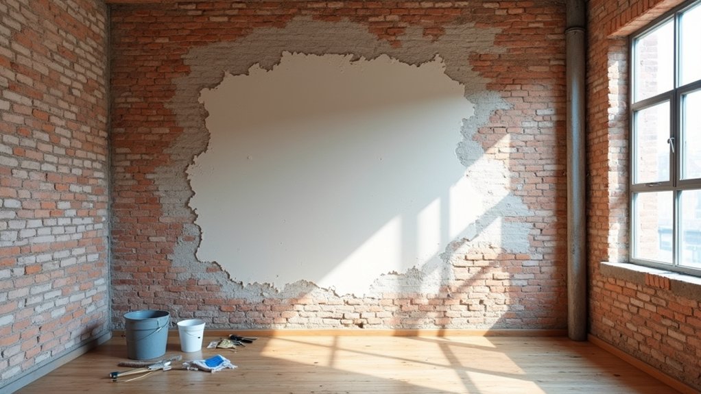 restoring exposed brick walls
