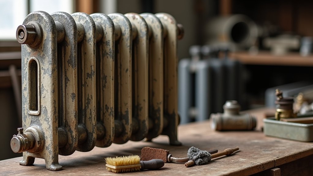 restoring vintage radiator finishes