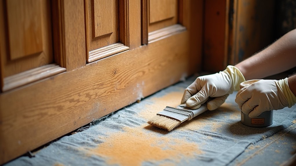 restoring wooden front doors